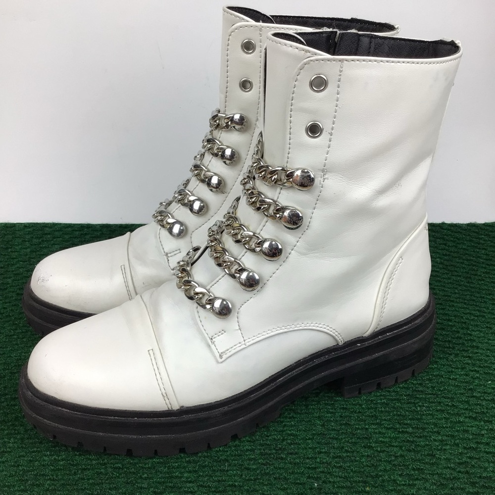 Circus by Sam Edelman Combat Boots White Women Size 8.5. GILI